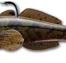 LIVETARGET Goby Paddle Tail Swimbait 3 Pack