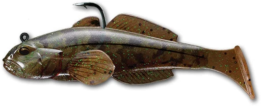 LIVETARGET Goby Paddle Tail Swimbait 3 Pack 1 LIVETARGET Goby Paddle Tail Swimbait 3 Pack