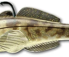 LIVETARGET Goby Paddle Tail Swimbait 3 Pack 10 LIVETARGET Goby Paddle Tail Swimbait 3 Pack -Daiwa || Z-Man || Shimano Sales Store 40020171948121