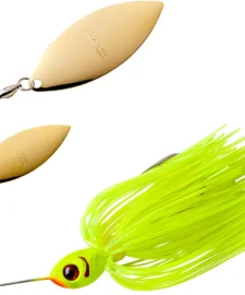 Booyah Double Willow Blade Spinnerbait -Daiwa || Z-Man || Shimano Sales Store BYBW12617 chartreuse