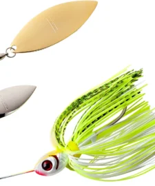 Booyah Double Willow Blade Spinnerbait -Daiwa || Z-Man || Shimano Sales Store BYBW38646 chartwhiteshad