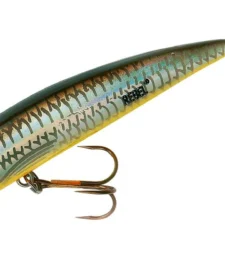 Rebel TD47 Tracdown Ghost Minnow 2 1/2 Inch Barbless Hard Minnow