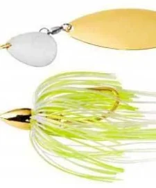 War Eagle Tandem Willow/Colorado Gold Frame Spinnerbait