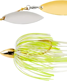 War Eagle Double Willow Gold Frame Spinnerbait